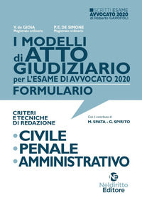 Modelli di atto giudiziario per l'esame di avvocato 2020 formulario 