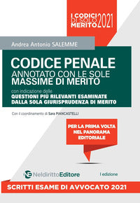 Codice penale 2021 annotato con le sole massime di merito 