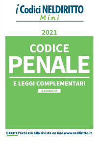 Codice penale 2021 e leggi complementari 