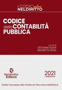 Codici di contabilita' pubblica 2021 + appendice 
