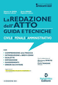 Redazione dell'atto - guida e tecniche civile penale amministrativo 