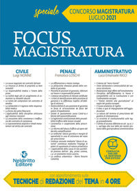 Focus magistratura speciale concorso magistratura luglio 2021 