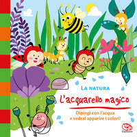 Natura - l'acquarello magico dipingi con l'acqua e vedrai apparire i colori ! 