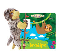 Bradipo - aggancia e coccola con peluche 
