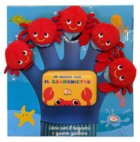 In acqua con il granchietto - libro guanto 