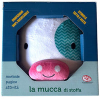 Mucca di stoffa - morbide pagine attivita' 