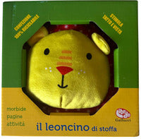 Leoncino di stoffa - morbide pagine attivita' 
