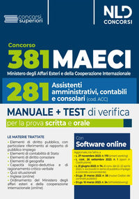 Concorso 381 ministero degli affari esteri e della cooperazione internazionale 