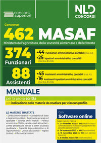 Concorso 462 masaf - manuale per la prova scritta 