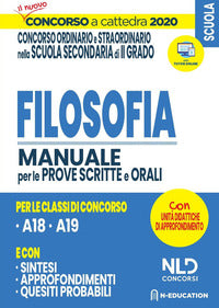 Concorso a cattedra 2020 - filosofia - manuale per le prove scritte e orali 