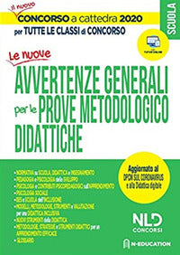 Nuove avvertenze generali per le prove metodologico didattiche 