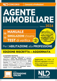 Agente immobiliare 2024 manuale per la prova di abilitazione e per la professione 