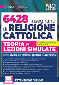 Concorso 6428 insegnanti religione cattolica teoria e lezioni simulate per la scuola 