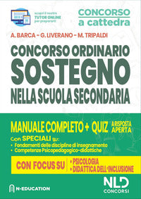 Sostegno per il concorso ordinario e straordinario nella scuola secondaria di primo e secondo grado 