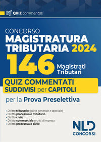 Concorso magistratura tributaria 2024 - 146 magistrati tributari quiz 