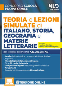 Concorso scuola teoria e lezioni simulate di italiano - storia geografia e materie letterarie 