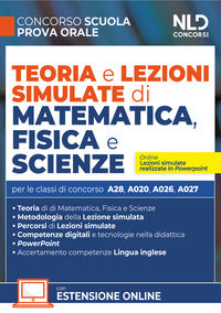 Concorso scuola teoria e lezioni simulate di matematica, fisica e scienze 