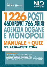 1226 posti agenzia doganale e monopoli 