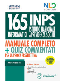 165 informatici inps - manuale completo + quiz commentati per la prova preselettiva 