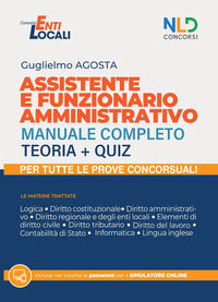Assistente e fuzionario amministrativo - manuale completo teoria + quiz 