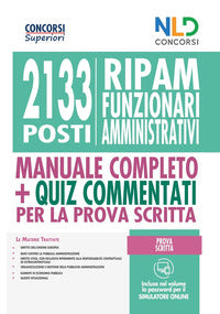2133 posti ripam funzionari amministrativi manuale + quiz commentati 