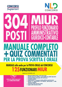 304 posti miur profilo funzionario amministrativo giuridico contabile manuale + quiz 