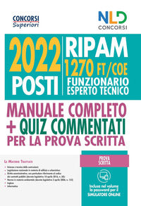 2022 posti ripam manuale 1270 posti funzionari esperti tecnici 