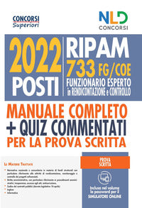 2022 posti ripam - manuale 733 posti funzionari esperti in rendicontazione e controllo 