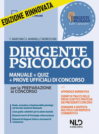Dirigente psicologo - manuale + quiz per la preparazione al concorso 