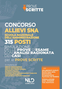 Concorso allievi sna 315 posti manuale per la preparazione alla prova preselettiva scritta 