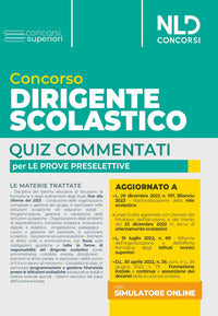 Concorso dirigente scolastico - quiz commentati per le prove preselettive 