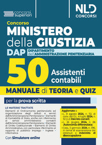 Concorso ministero della giustizia. 50 assistenti contabili per il dap ( 