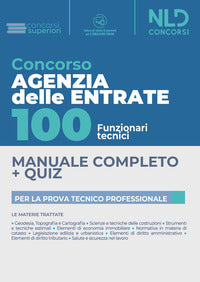 Concorso agenzia delle entrate 100 funzionari tecnici - manuale + quiz 