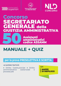 Concorso segretariato generale della giustizia amministrativa - 50 assistenti amministrativi 