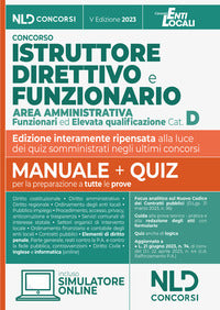 Istruttore direttivo e funzionario area amministrativa. enti locali categoria d - manuale 