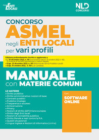 Concorso asmel negli enti locali per vari profili - manuale con materie comuni 
