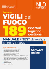 Concorso vigili del fuoco 189 ispettori logistico gestionali - manuale completo con teoria e test 