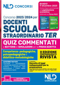 Concorso docenti scuola straordinario ter 2023-2024 quiz commentati per la prova scritta 