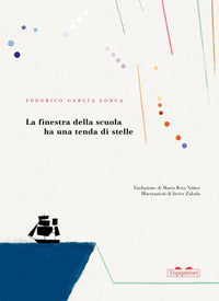 Finestra della scuola ha una tenda di stelle 
