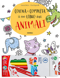 Colora e completa il tuo libro degli animali 