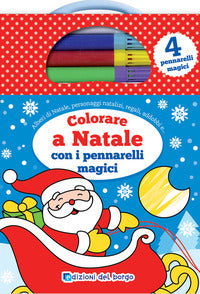 Colorare a natale con i pennarelli magici 