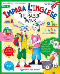 Impara l'inglese con the rabbit twins 3 - let's read and play con qr code per accedere alle tracce 