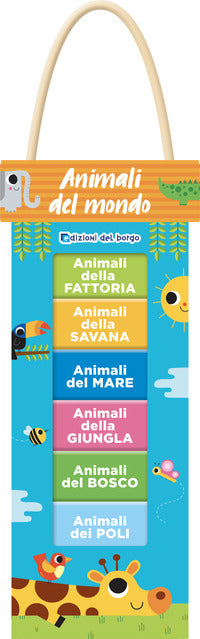 Animali del mondo - cofanetto con sei mini libri 