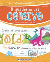 Quaderno del corsivo vocali consonanti sillabe 