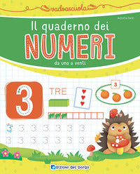 Quaderno dei numeri da 1 a 20 