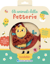 Animali della fattoria - coccolalibri con burattino da dito 
