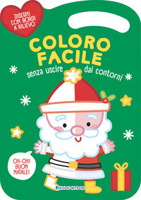 Natale - coloro facile. senza uscire dai contorni 