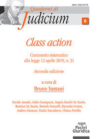 Class action - commento sistematico alla legge 12 aprile 2019 n. 31 - ediz. ampliata 