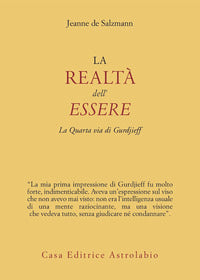 Realta' dell'essere - la quarta vita di gurdjieff 