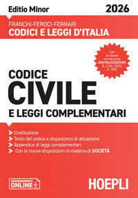 Codice civile 2026 e leggi complementari editio minor 